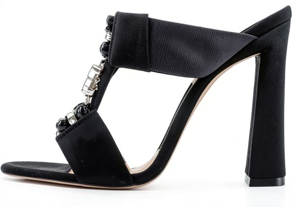 Dsquared Leather Heels Womens Black Size 36 EU-4