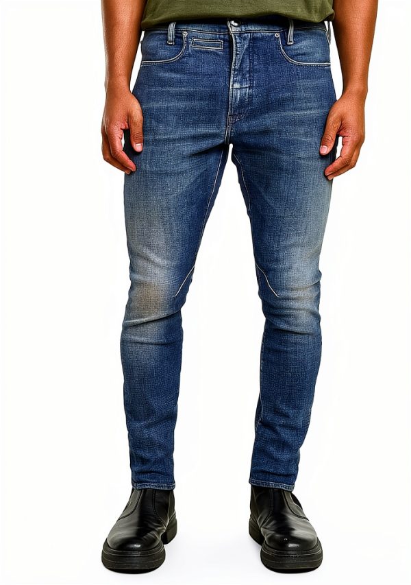 G-Star Raw Mens Jeans Elastane Cotton Regenerative Fit-0