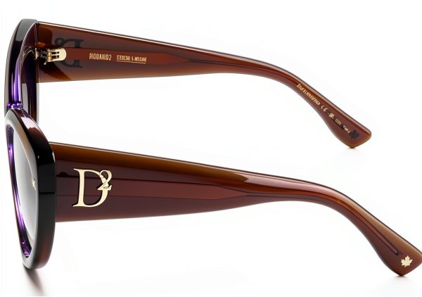DSQUARED2 Womens Sunglasses 2RO Brown Lilac Size 51-2