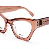 DSQUARED2 D2 0133 Pink Crystal Acetate Womens Eyewear-0
