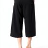Dee Ocleppo Womens High Waist Belted Crop Pants Black-2