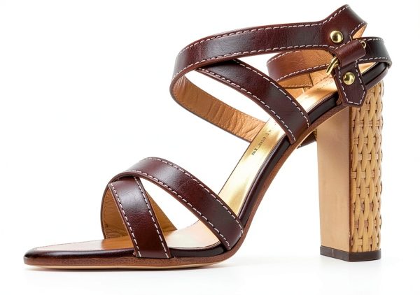 Dsquared Brown Leather Womens Shoes Size 39 40 EU-4