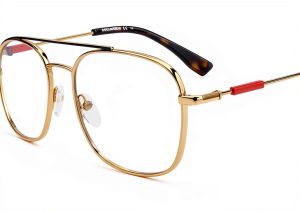 Dsquared Mens Sunglasses RHL17 Gold Black 56mm-0