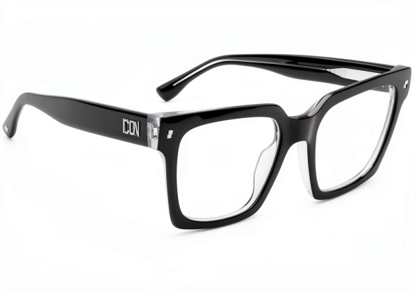 DSQUARED2 Icon 0019 Black Crystal Womens Acetate Sunglasses-2