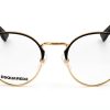 DSQUARED2 D2 0058 Gold Black Womens Sunglasses Size 49-1