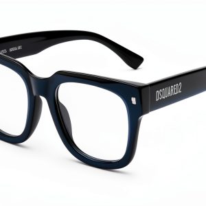 DSQUARED2 D2 0181 Sunglasses Unisex Blue Brown Horn-0