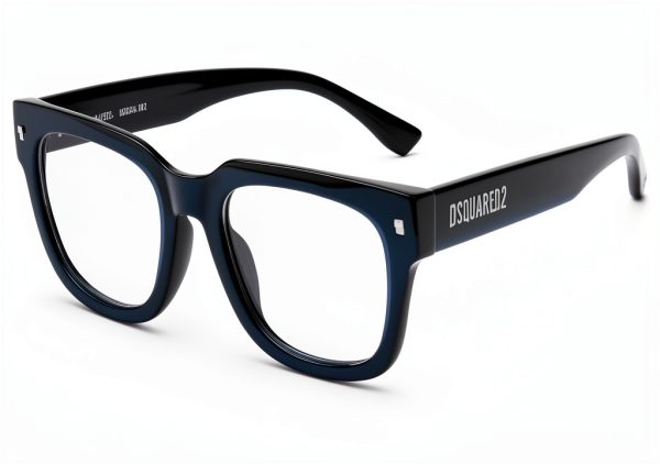 DSQUARED2 D2 0181 Sunglasses Unisex Blue Brown Horn-0
