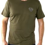 True Religion Mens T-Shirt 100 Cotton Graphic Logo Design-0