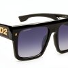 DSQUARED2 Sunglasses Black Acetate Mens Style 56-2