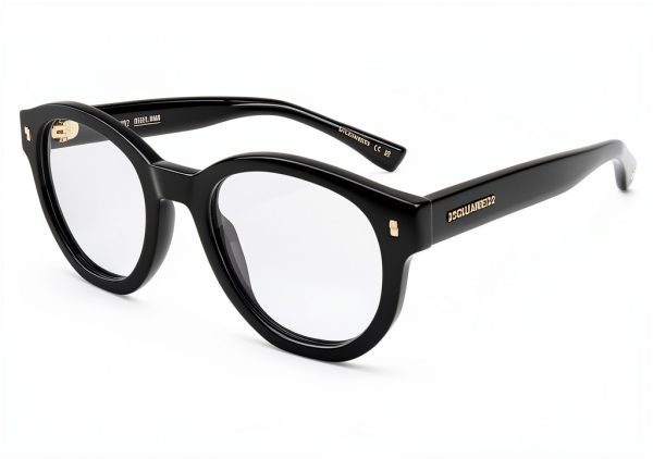 DSQUARED2 D2 0131 Black Acetate Mens Eyewear-0