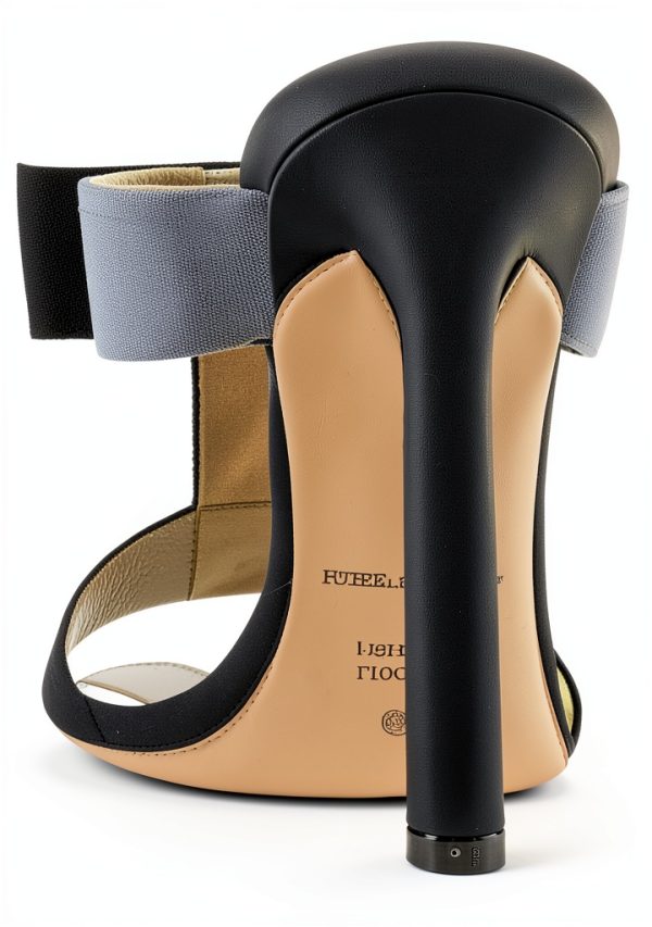 Dsquared Leather Heels Womens Black Size 36 EU-6