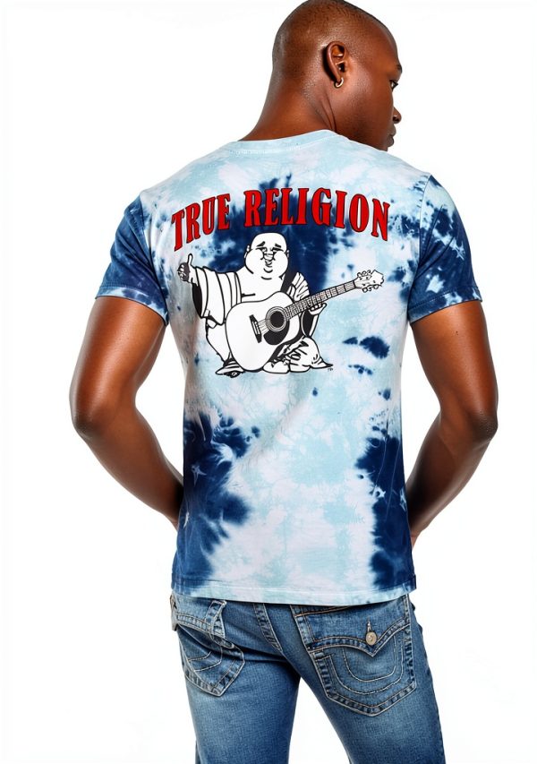 True Religion Mens T-Shirt Cotton Graphic Casual Wear-3