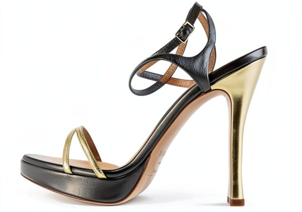 Dsquared Womens Leather Heels Silver Size 40 M EU-1