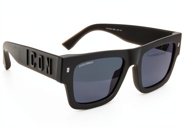 DSQUARED2 ICON SUNGLASSES FRAMES MATTE BLACK UNISEX ADULTS-2