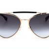 Marcolin Womens Sunglasses RHL Gold Black Size 60-1