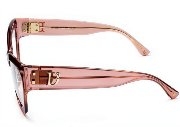 DSQUARED2 D2 0133 Pink Crystal Acetate Womens Eyewear-3