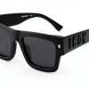 DSQUARED2 ICON SUNGLASSES FRAMES MATTE BLACK UNISEX ADULTS-0