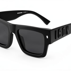 DSQUARED2 ICON SUNGLASSES FRAMES MATTE BLACK UNISEX ADULTS-0