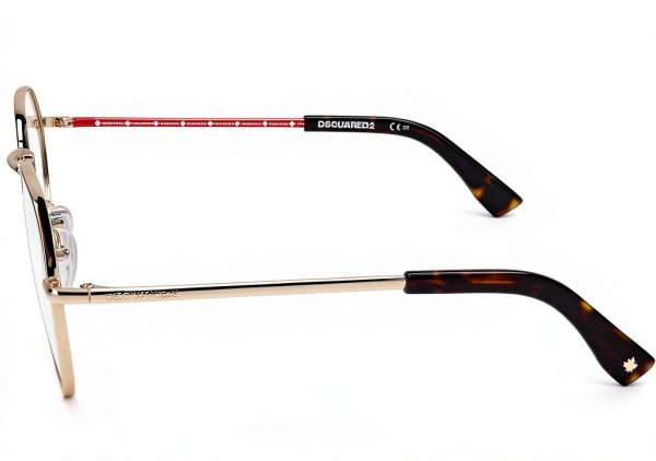 Dsquared Womens Sunglasses Gold Havana D2 0019 Model-3