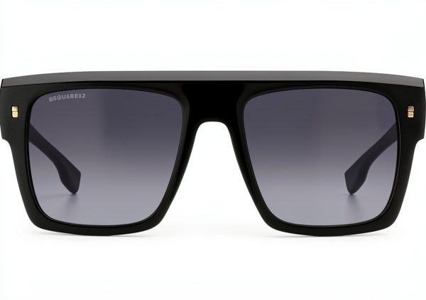 DSQUARED2 Sunglasses Black Acetate Mens Style 56-1
