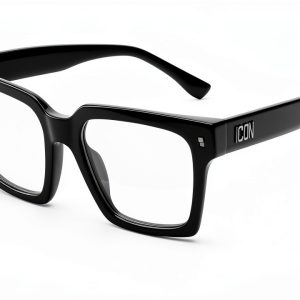 DSQUARED2 ICON 0019 Black Acetate Eyewear for Women-0