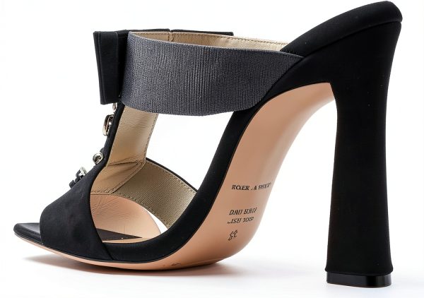 Dsquared Leather Heels Womens Black Size 36 EU-5