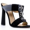 Dsquared Leather Heels Womens Black Size 36 EU-9