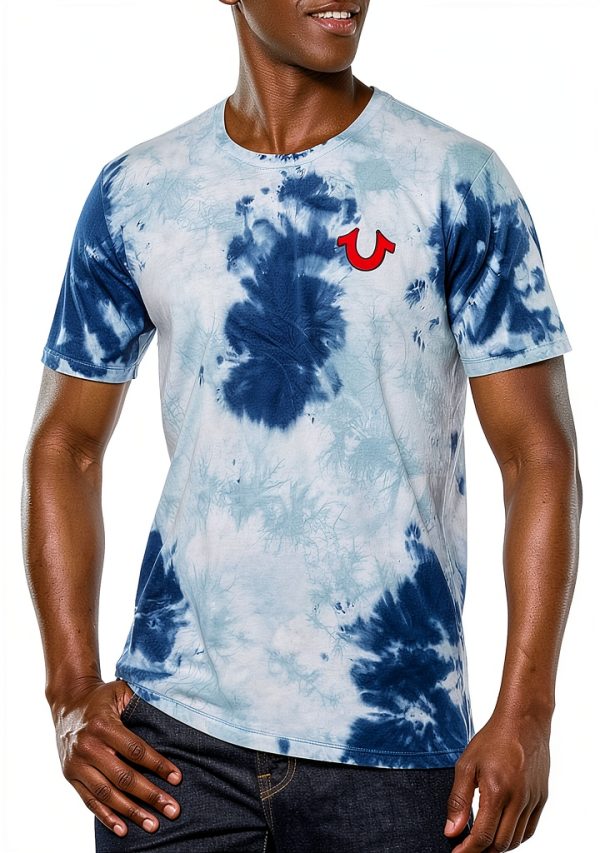 True Religion Mens T-Shirt Cotton Graphic Casual Wear-0