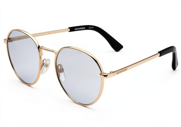 Dsquared Gold Sunglasses Womens Fashion UV Protection-0