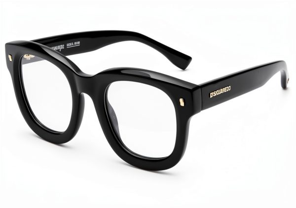 DSQUARED2 Mens Sunglasses 2M2 Black Gold Size 48-0