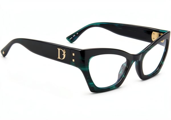 DSQUARED2 D2 0133 Green Horn Womens Acetate Glasses-2
