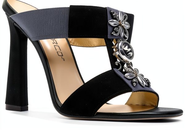 Dsquared Leather Heels Womens Black Size 36 EU-0