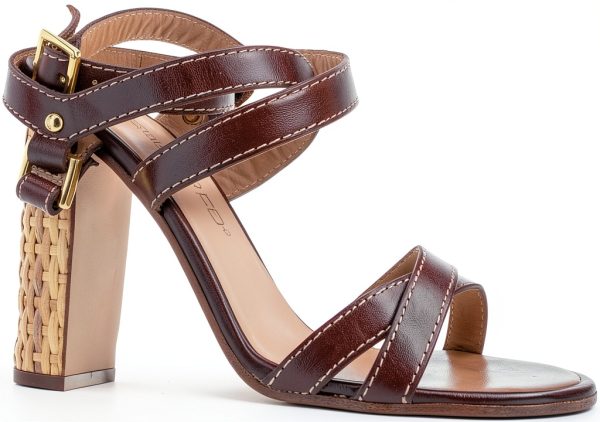 Dsquared Brown Leather Womens Shoes Size 39 40 EU-2