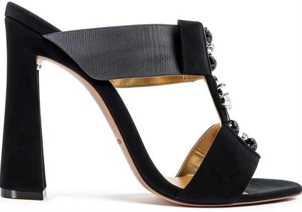 Dsquared Leather Heels Womens Black Size 36 EU-8