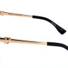 Marcolin Womens Sunglasses RHL Gold Black Size 60-3