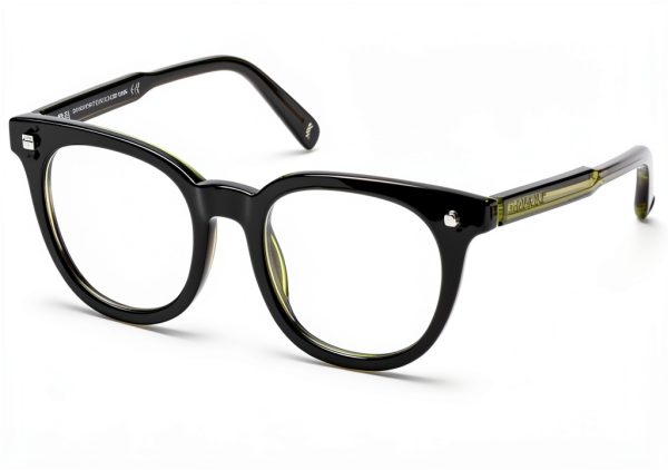 Marcolin Dark Green Plastic Sunglasses Unisex Adult Model-0