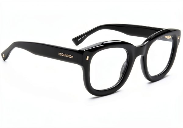 DSQUARED2 Mens Sunglasses 2M2 Black Gold Size 48-2