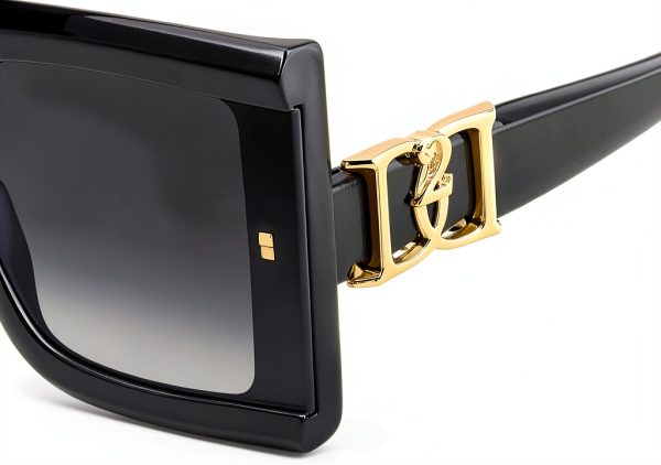 DSQUARED2 D2 0185 Black Unisex Sunglasses Standard Size-2