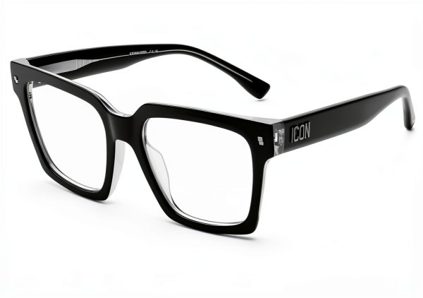 DSQUARED2 Icon 0019 Black Crystal Womens Acetate Sunglasses-0