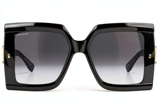 DSQUARED2 D2 0185 Black Unisex Sunglasses Standard Size-1