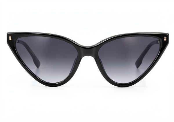 DSQUARED2 D2 0134S Sunglasses Black Acetate for Women-0