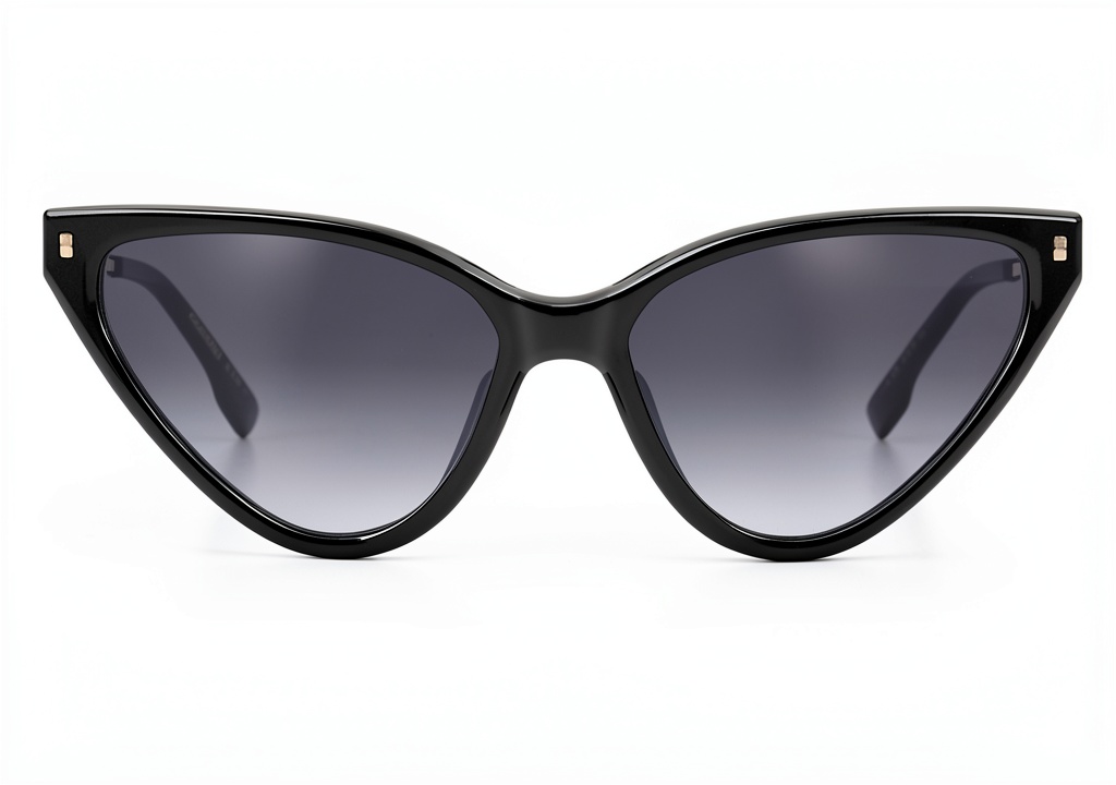 DSQUARED2 women's black acetate sunglasses displayed on a marble countertop