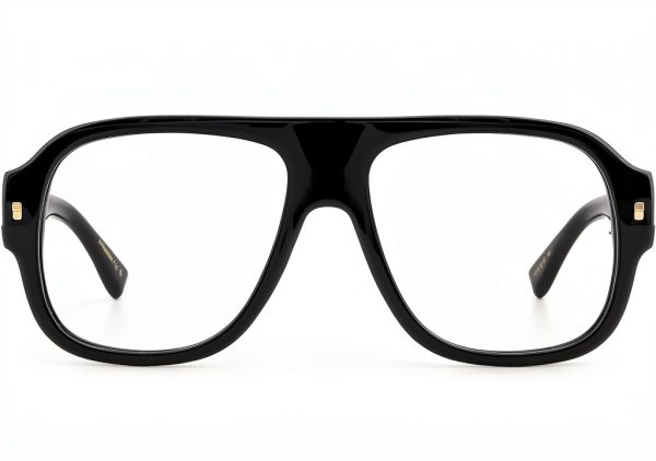 DSQUARED2 D2 0125 Black Acetate Mens Eyewear 56 Size-1