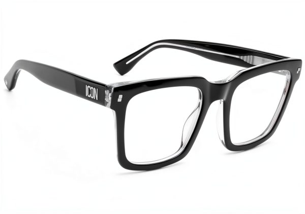 Dsquared Icon 0013 Womens Sunglasses Black Crystal 52mm-2