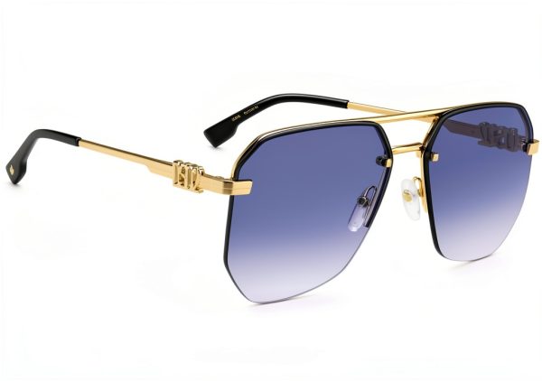 DSQUARED2 LKS Gold Blue Mens Sunglasses Size 60-2