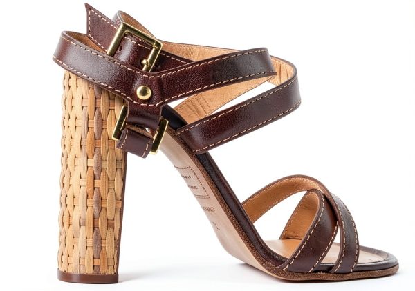 Dsquared Brown Leather Womens Shoes Size 39 40 EU-1