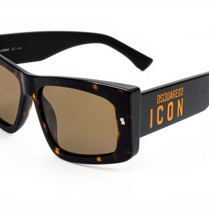 DSQUARED2 Sunglasses Havana Brown Mens Size 57-0