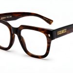 DSQUARED2 D2 0181 Brown Horn Sunglasses Unisex Style-0