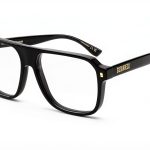 DSQUARED2 D2 0203 Acetate Mens Sunglasses Black Blue Crystal-0