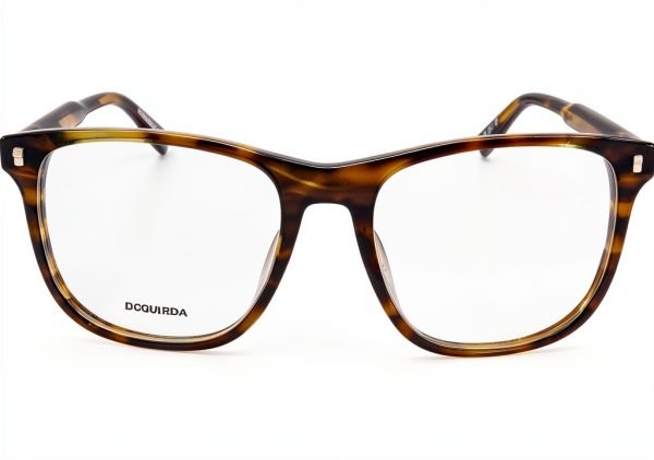 DSQUARED2 Mens Beige Horn Glasses D2 0079 Model-1